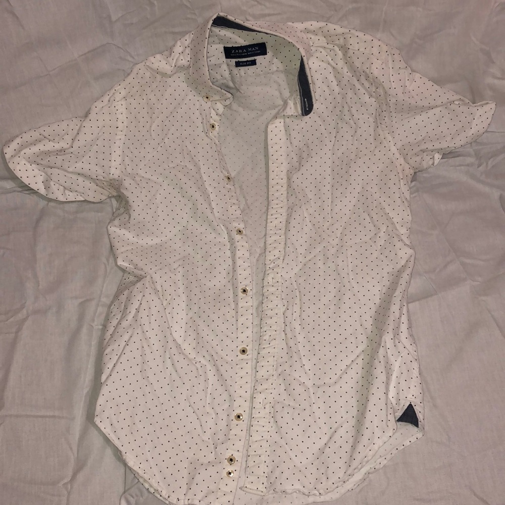 Zara Slim Fit short sleeve shirt